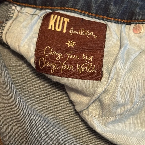 Kut from the Kloth Blue Straight Leg Jeans - Picture 4 of 5